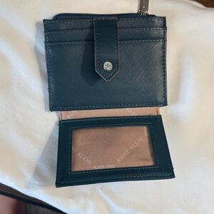 Anne Klein Teal Card Holder